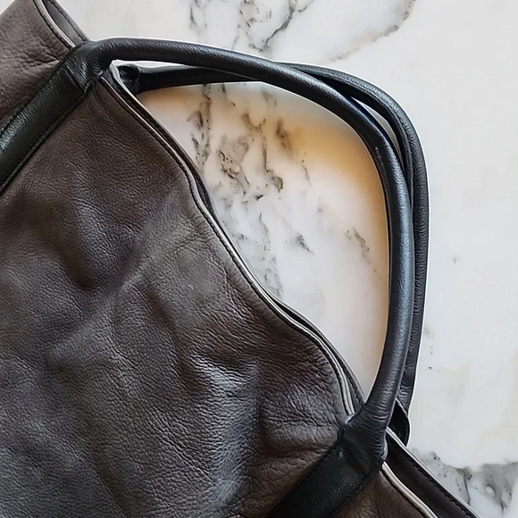 See By Chloe Harriet HOBO Large Gray Leather Tote Bag - Picture 9 of 16